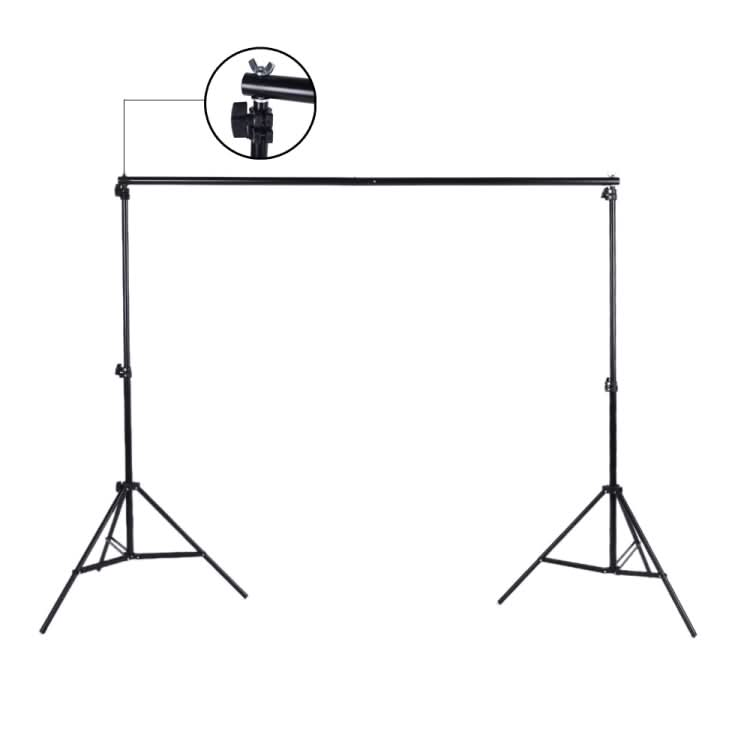 200 * 300cm Photo Studio Background Support Backdrop Crossbar Kit-Reluova