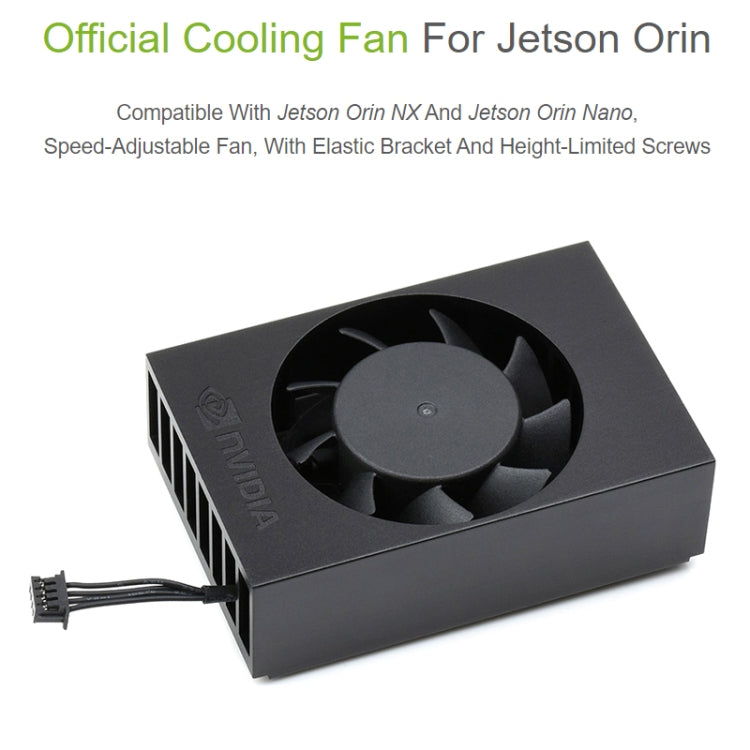 For Jetson Orin Waveshare 24076 Cooling Fan Speed Adjustable Reluova