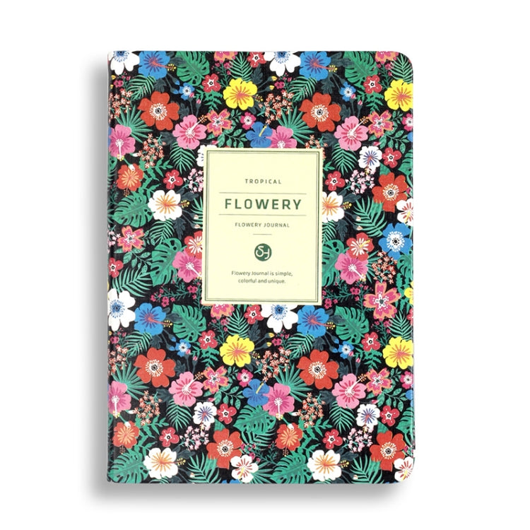 PU Leather Flower Diary Weekly Plan Cute Notepad Small Fresh Business Notebook Office Study Stationery