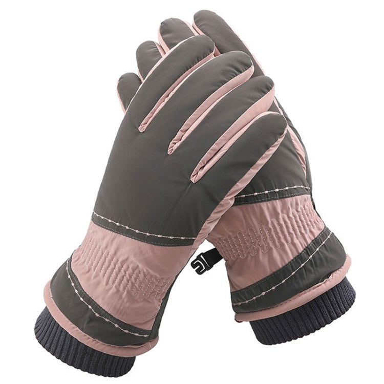 1 Pair WZ-207 Outdoor Warm And Windproof Thickened Cycling Sports Anti-fall Gloves