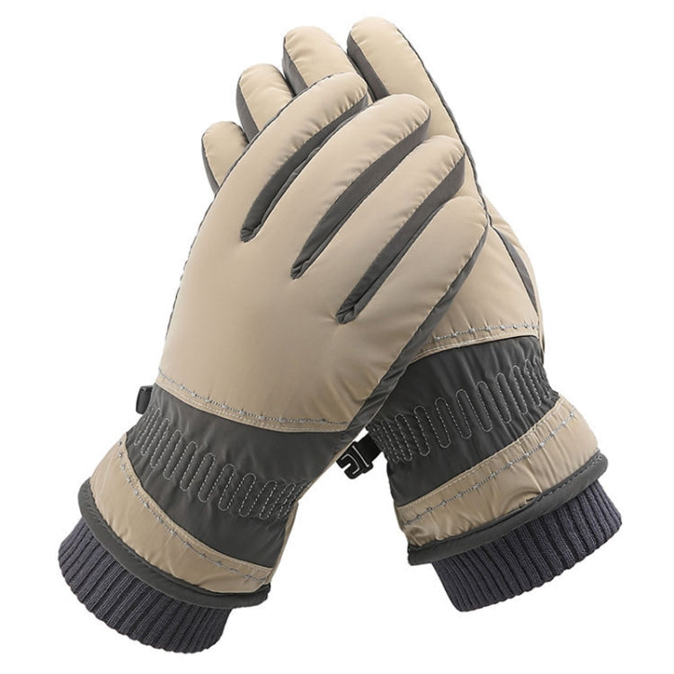 1 Pair WZ-207 Outdoor Warm And Windproof Thickened Cycling Sports Anti-fall Gloves