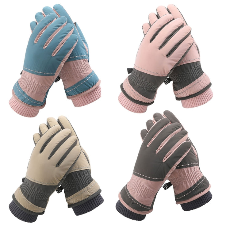 1 Pair WZ-207 Outdoor Warm And Windproof Thickened Cycling Sports Anti-fall Gloves