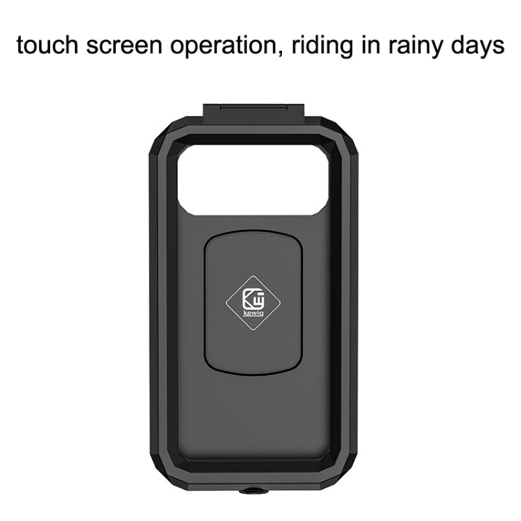 Kewig Bicycle Motorcycle Rearview Mirror Waterproof Box Touch Screen Phone Holder Reluova