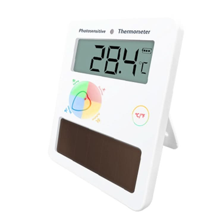 Pcsensor Fish Tank Indoor Solar Cell-free LCD High-precision Light Energy Thermometer - Reluova