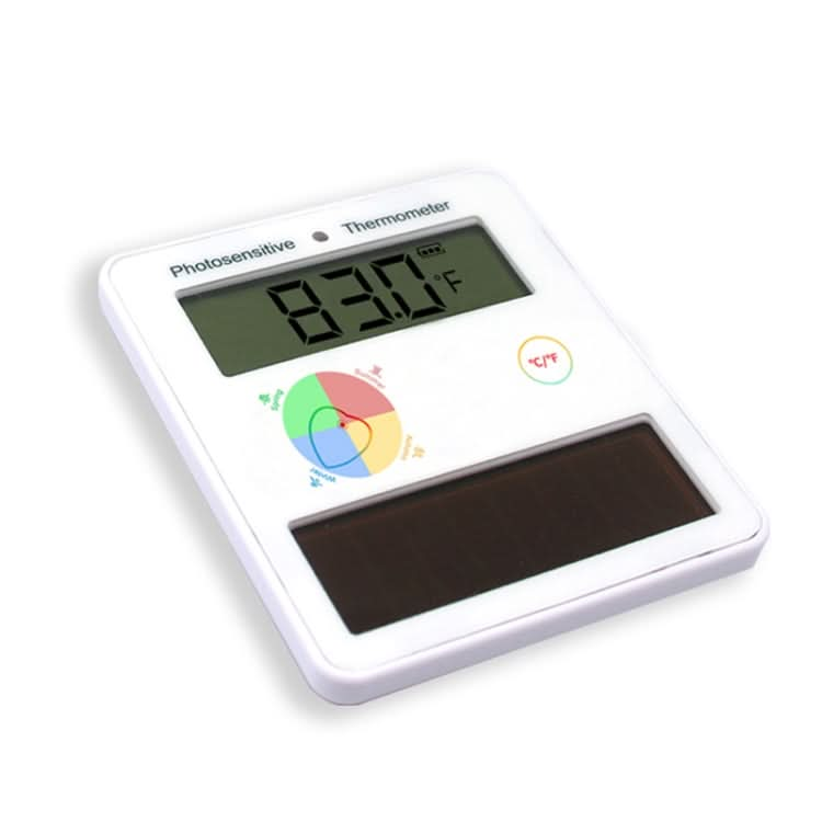 Pcsensor Fish Tank Indoor Solar Cell-free LCD High-precision Light Energy Thermometer - Reluova