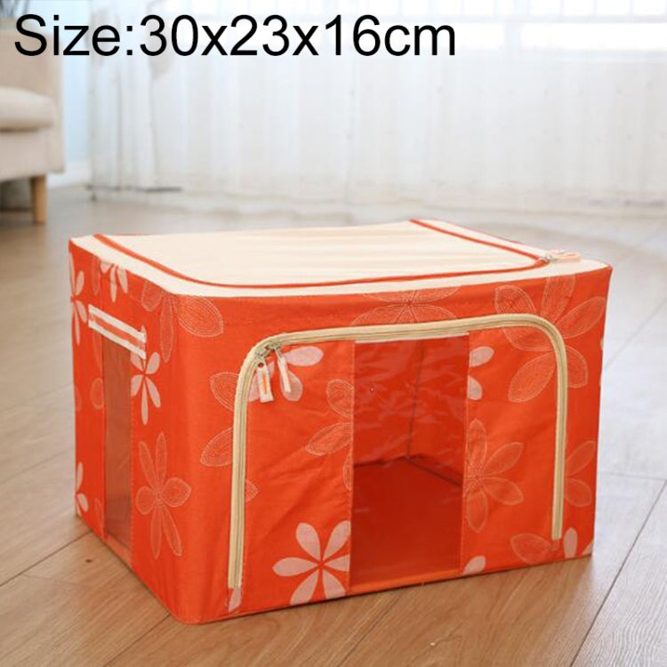 Folding Storage Box Non Woven Fabric With Zipper Moisture-proof Clothes Storage Box, Series 1