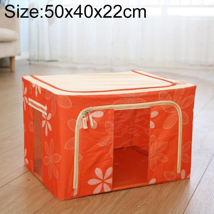 Folding Storage Box Non Woven Fabric With Zipper Moisture-proof Clothes Storage Box, Series 3