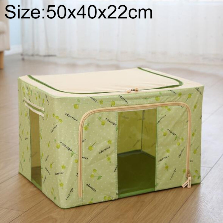 Folding Storage Box Non Woven Fabric With Zipper Moisture-proof Clothes Storage Box, Series 3