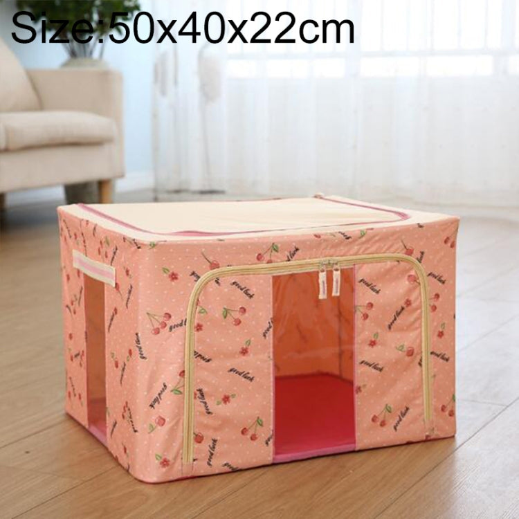 Folding Storage Box Non Woven Fabric With Zipper Moisture-proof Clothes Storage Box, Series 3