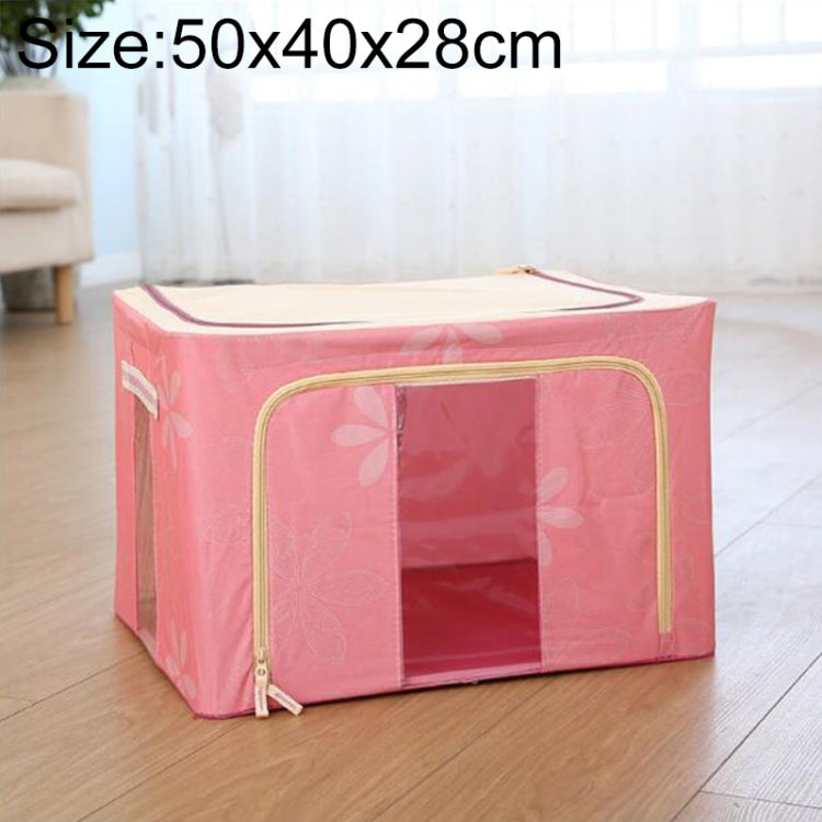 Folding Storage Box Non Woven Fabric With Zipper Moisture-proof Clothes Storage Box, Series 2