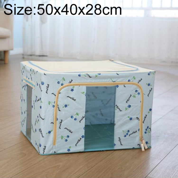 Folding Storage Box Non Woven Fabric With Zipper Moisture-proof Clothes Storage Box, Series 2