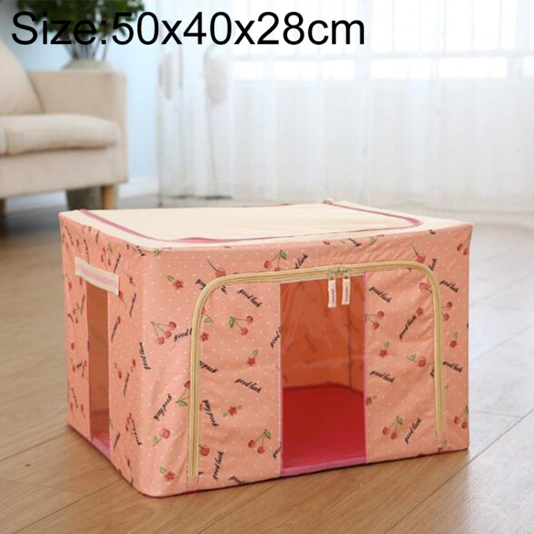 Folding Storage Box Non Woven Fabric With Zipper Moisture-proof Clothes Storage Box, Series 2