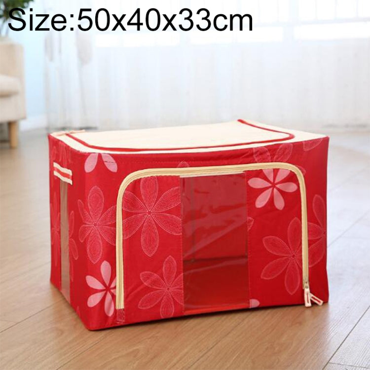 Folding Storage Box Non Woven Fabric With Zipper Moisture-proof Clothes Storage Box, Series 1