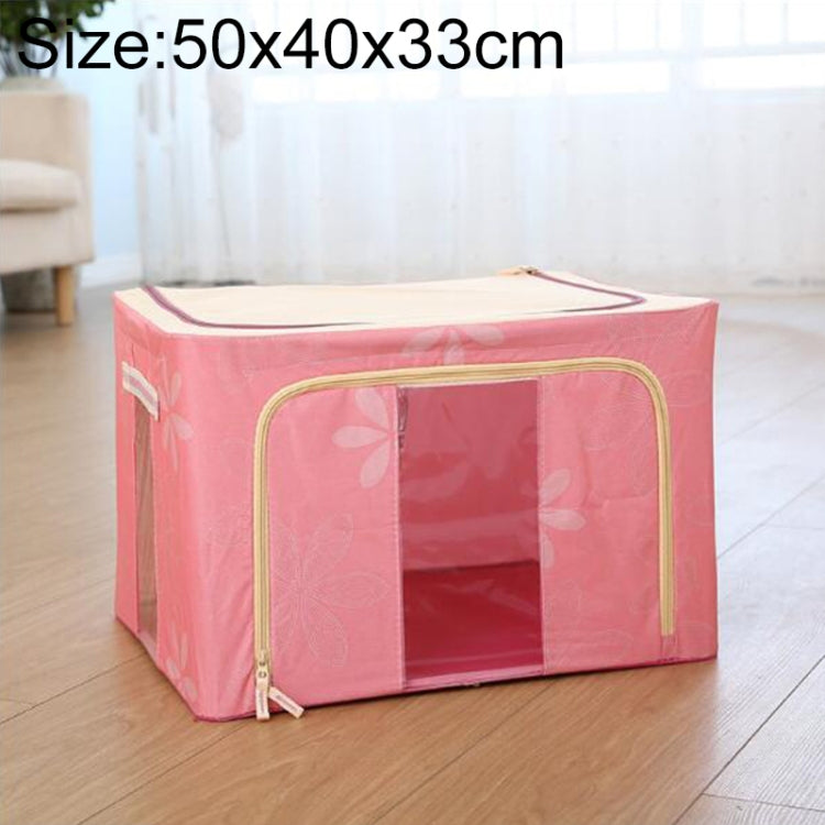 Folding Storage Box Non Woven Fabric With Zipper Moisture-proof Clothes Storage Box, Series 1