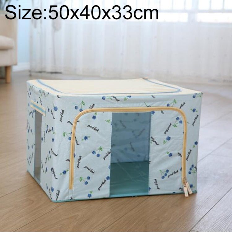 Folding Storage Box Non Woven Fabric With Zipper Moisture-proof Clothes Storage Box, Series 1