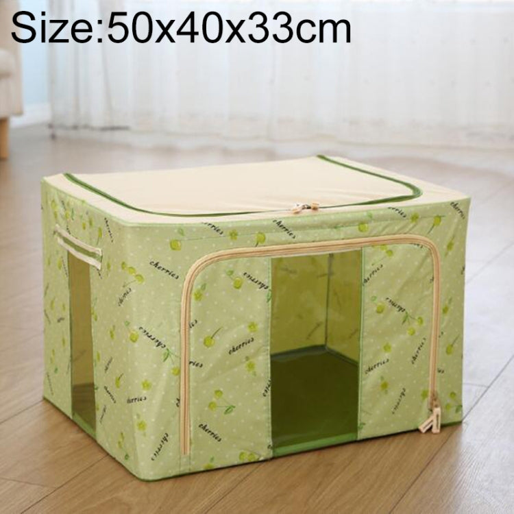 Folding Storage Box Non Woven Fabric With Zipper Moisture-proof Clothes Storage Box, Series 1