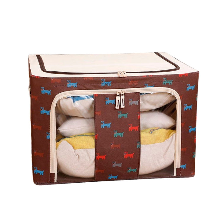 Folding Storage Box Non Woven Fabric With Zipper Moisture-proof Clothes Storage Box, Series 3