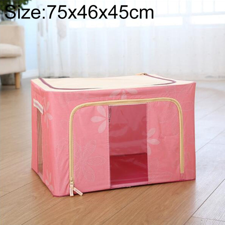 Folding Storage Box Non Woven Fabric With Zipper Moisture-proof Clothes Storage Box, Series 2