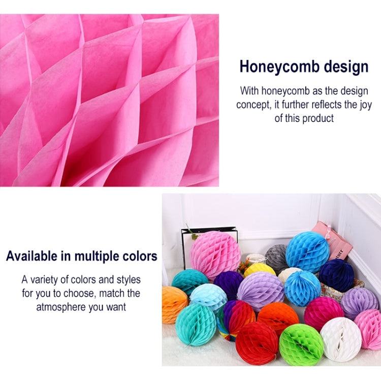 2 PCS Wedding Room Decoration Festive Mall Decoration Paper Honeycomb Ball Lantern