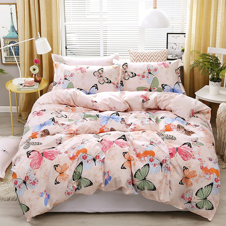 4pcs / Set Printing Bedding Set Bed Sheet  Pillowcases Cover My Store