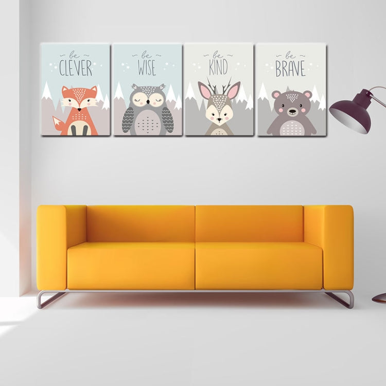 Animal Poster Painting Cartoon Nursery Wall PictureBaby Kids Room Decoration without Frame My Store