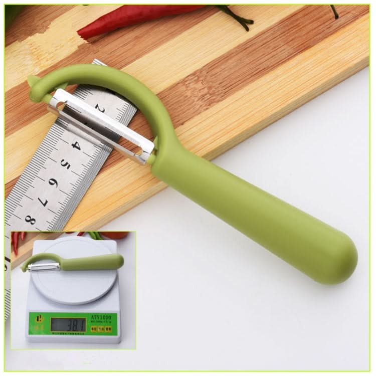 4个一卖 Stainless Steel Round Handle Peeler Sugar Cane Scraper  Fruit Plane-Reluova