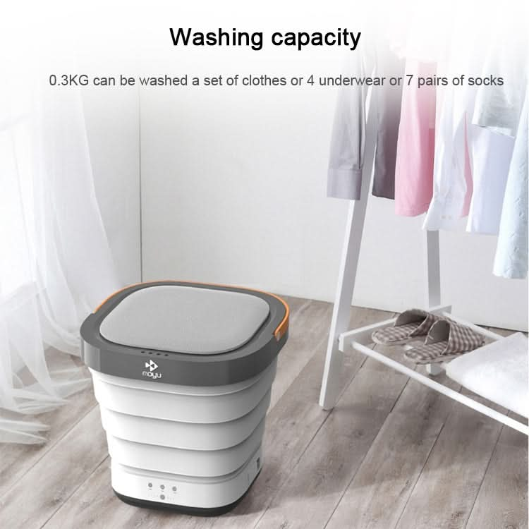 MOYU XPB30-F1 Portable Mini Automatic Household Folding Bucket Type Travel Washing Machine