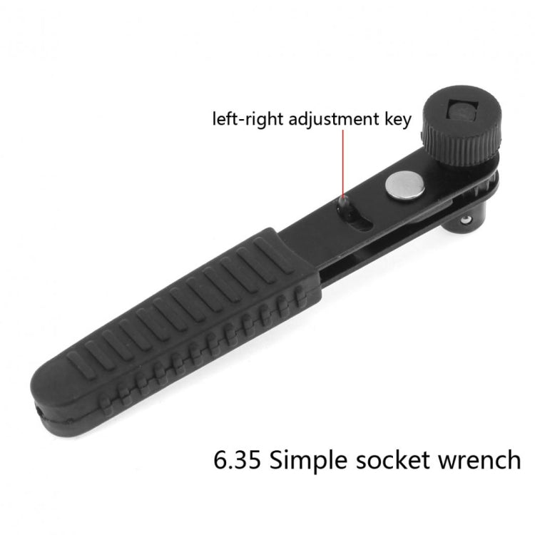 Rapid Ratchet Wrench 1/4 incn Screwdriver Rod 6.35mm Quick Socket Wrench My Store