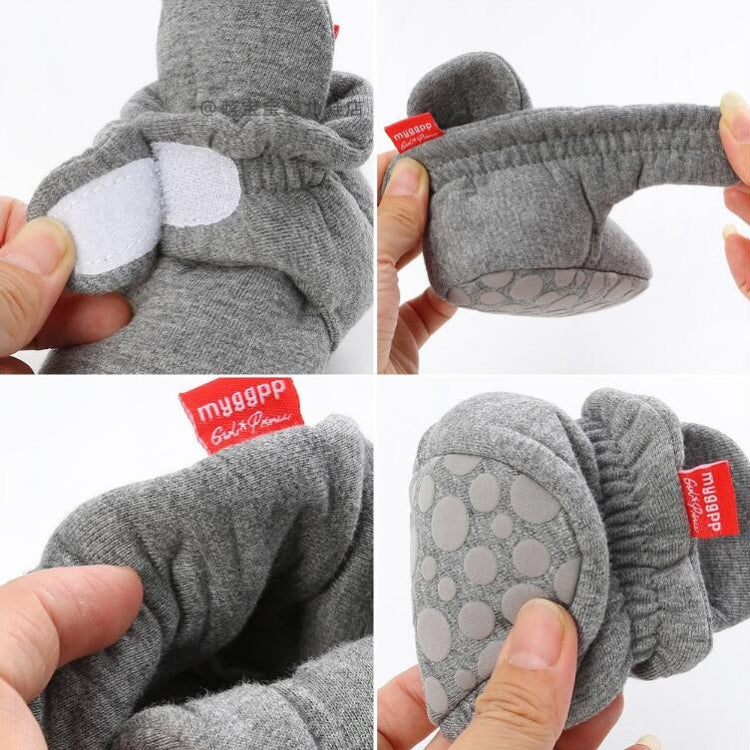 0-1 Year Old Spring and Autumn Knitted Baby Shoes Warm Toddler Cotton Shoes