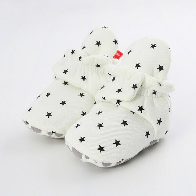 0-1 Year Old Spring and Autumn Knitted Baby Shoes Warm Toddler Cotton Shoes