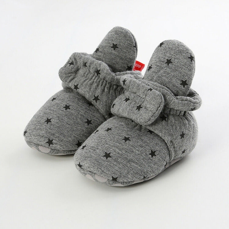 0-1 Year Old Spring and Autumn Knitted Baby Shoes Warm Toddler Cotton Shoes