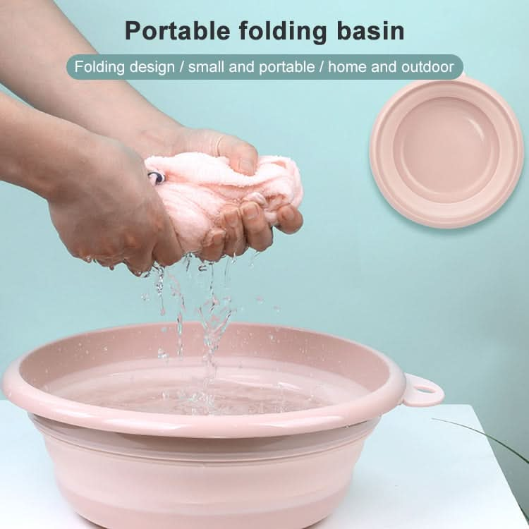 Folding Washbasin Outdoor Travel Portable Washtub Reluova