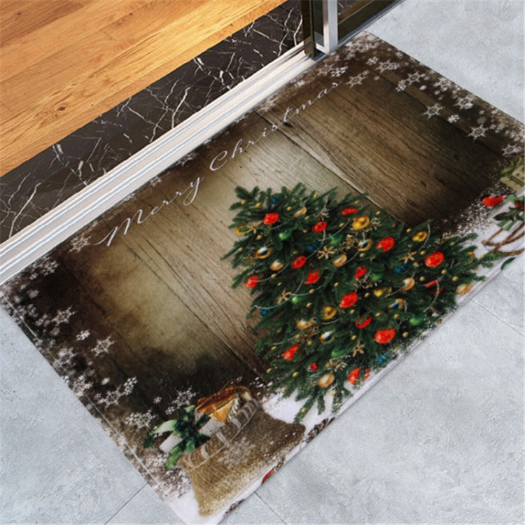 Christmas Pattern Household Non-slip Floor Mats for Home Decoration My Store