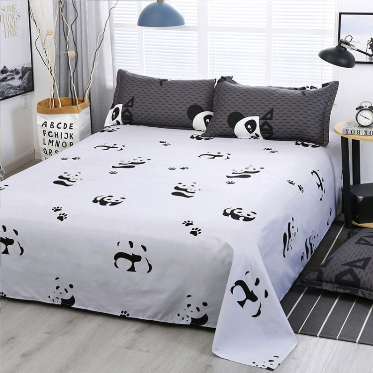 3 PCS/Set Bedding Set Happy Family Pattern Duvet Cover Flat Sheet Pillowcase Set My Store