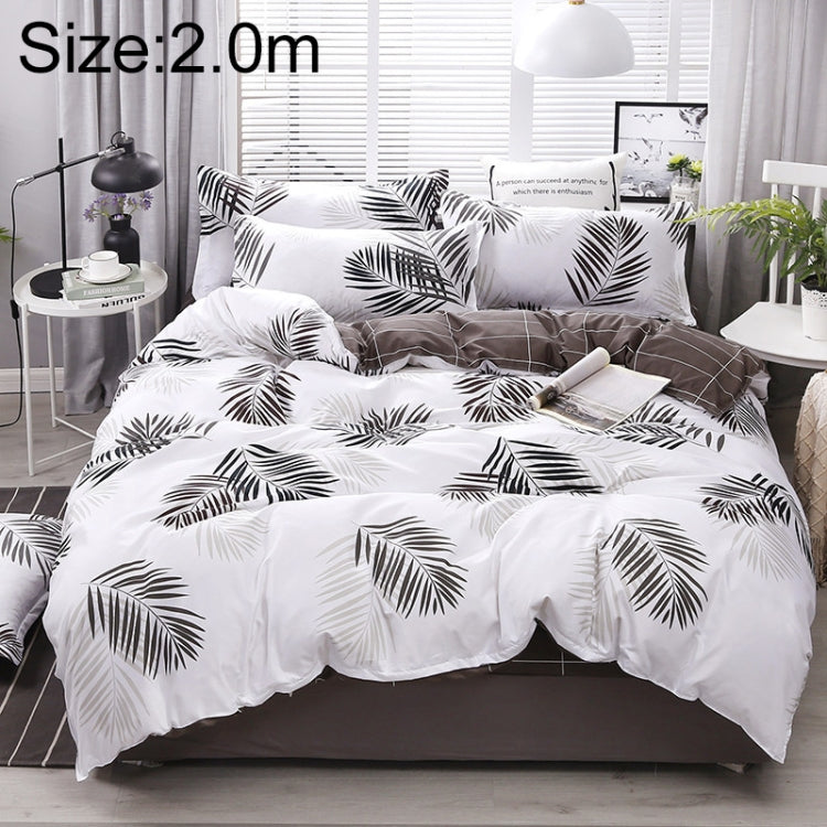 3 PCS/Set Bedding Set Happy Family Pattern Duvet Cover Flat Sheet Pillowcase Set My Store