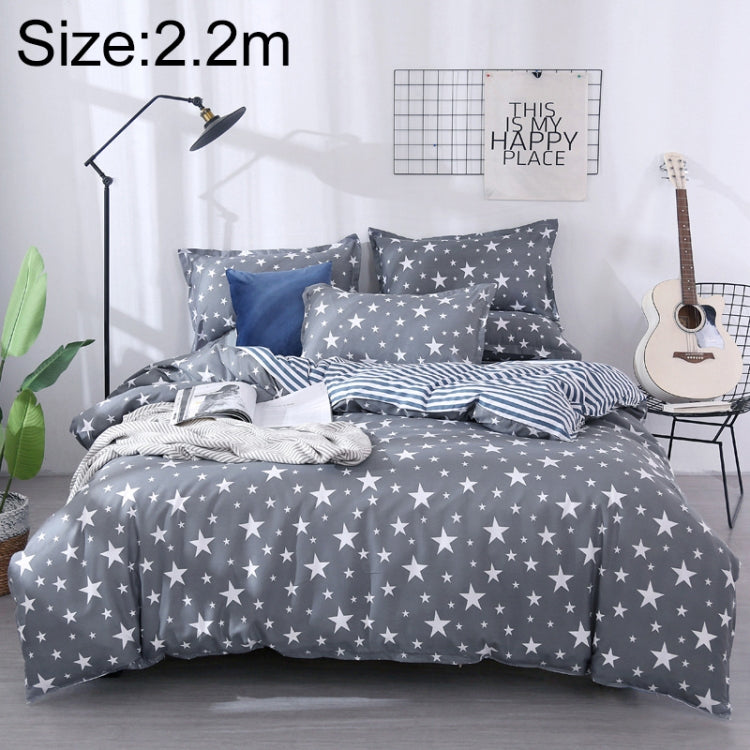 3 PCS/Set Bedding Set Happy Family Pattern Duvet Cover Flat Sheet Pillowcase Set My Store