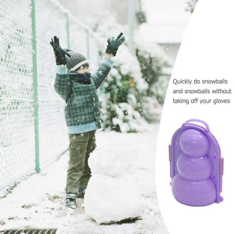 Winter Thickening Snow Tool Simulation 3D Snowman Model Children Toys Random Color Delivery Reluova