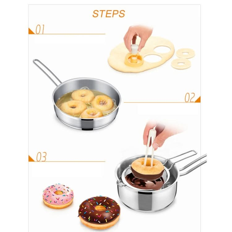 DIY Donut Mold Fondant Cake Plastic Kitchen Snack Tool - Reluova