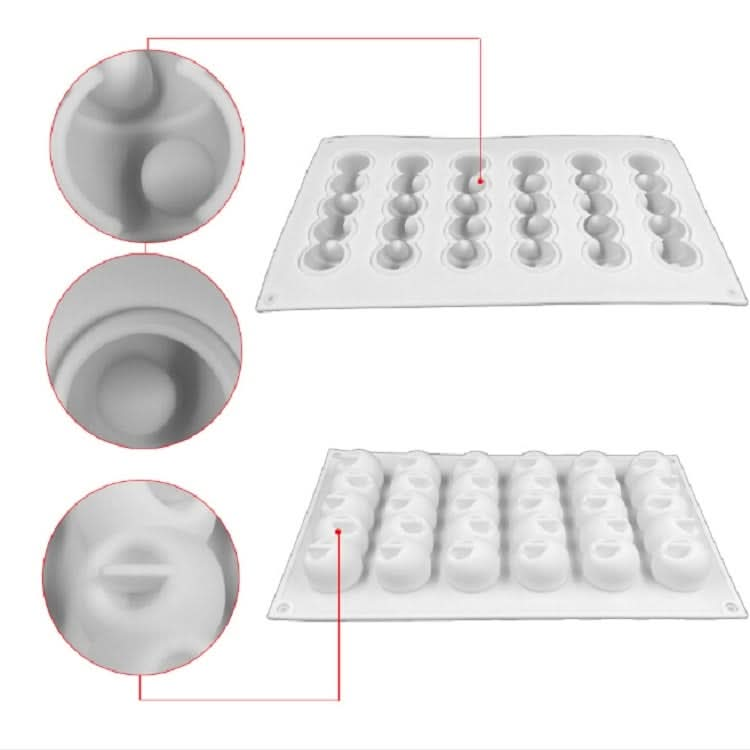 6 Concave Ball Strip Cake Mold DIY Baking Dessert Mold-Reluova