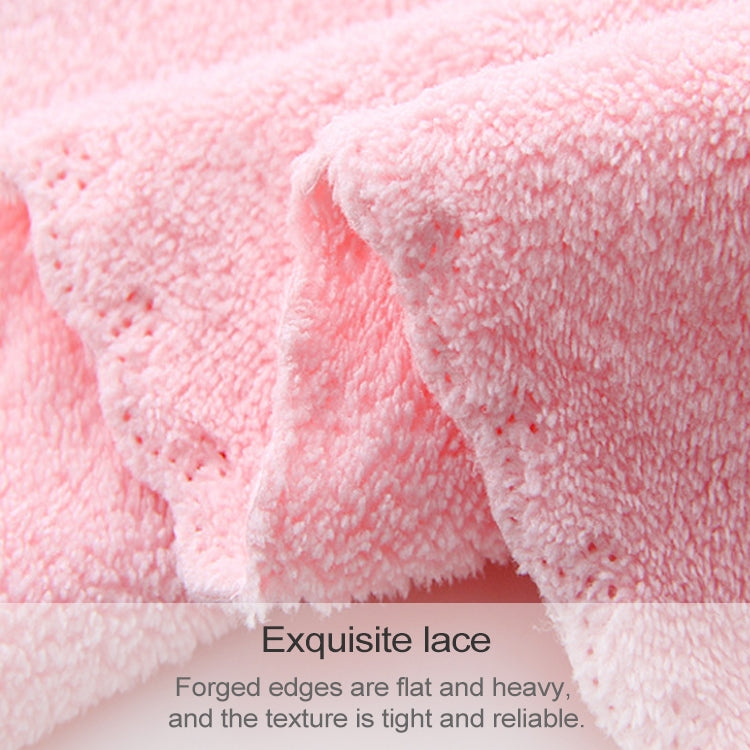 Cut Edge Towel Bath Towel Wavy Edge High Density Coral Fleece Super Absorbent Quick-drying My Store