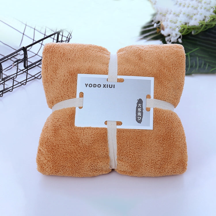 Cut Edge Towel Bath Towel Wavy Edge High Density Coral Fleece Super Absorbent Quick-drying My Store