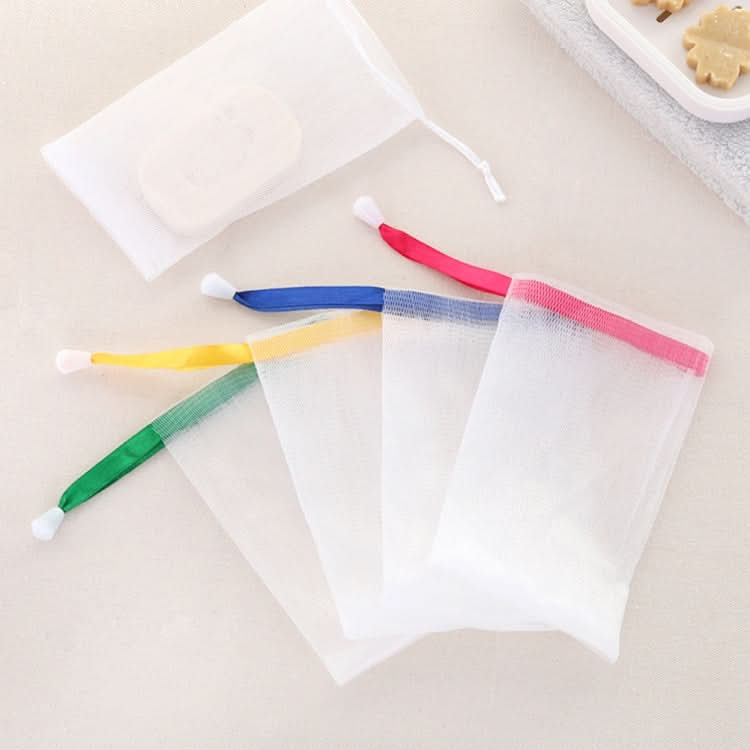 4 PCS Hanging Bag Cleaning Foam Cleanser Handmade Soap Bubble Net, Random Color Delivery-Reluova