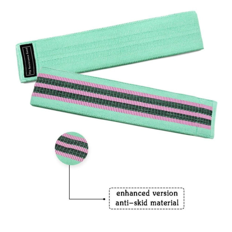 Polyester-cotton + Latex Yarn Loop Tension Band Yoga Resistance Band, Size: 76 x 8cm Reluova