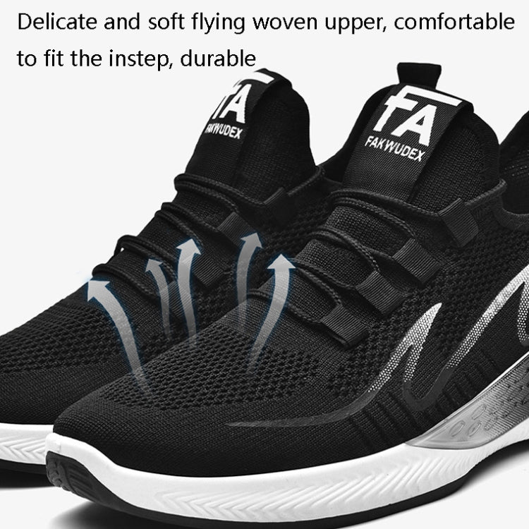 TL-601 Flying Weaving Couple Shoes Female Low-Top Breathable Shoes