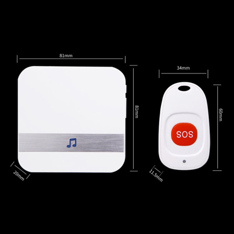 CACAZI C1 Smart Home Wireless Remote Control Doorbell Reluova