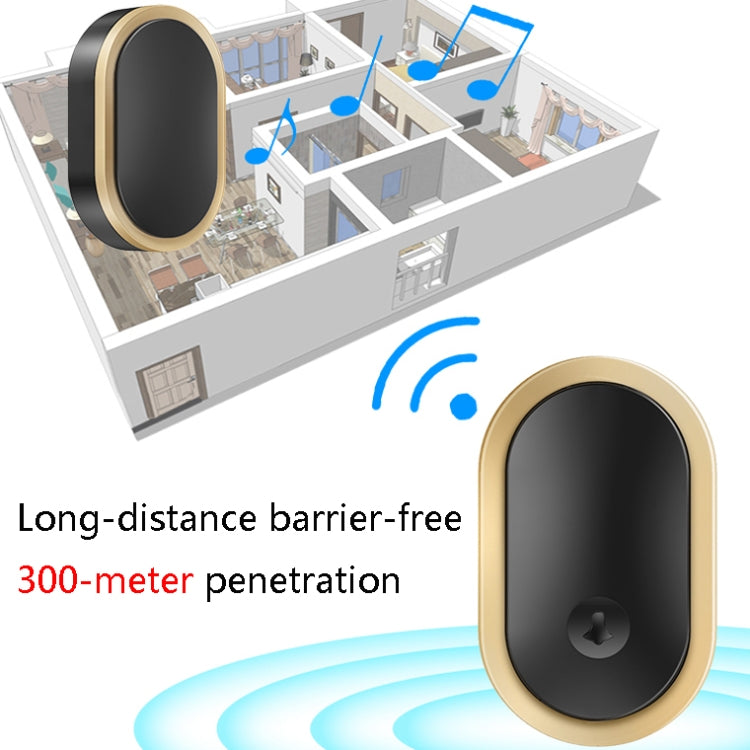 CACAZI A99 Home Smart Remote Control Doorbell Elderly Pager