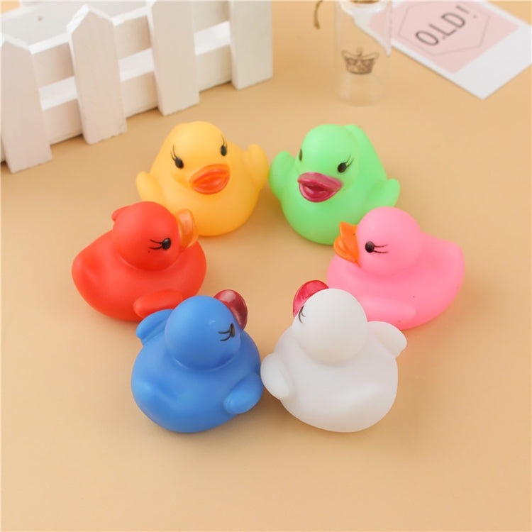 2 PCS LED Water Induction Light Duck Baby Bath Toys, Random Color Delivery-Reluova