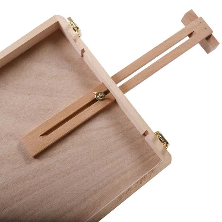 Artist Craft Desktop Easel Integrated Wooden Box Art Drawing Painting Table Box