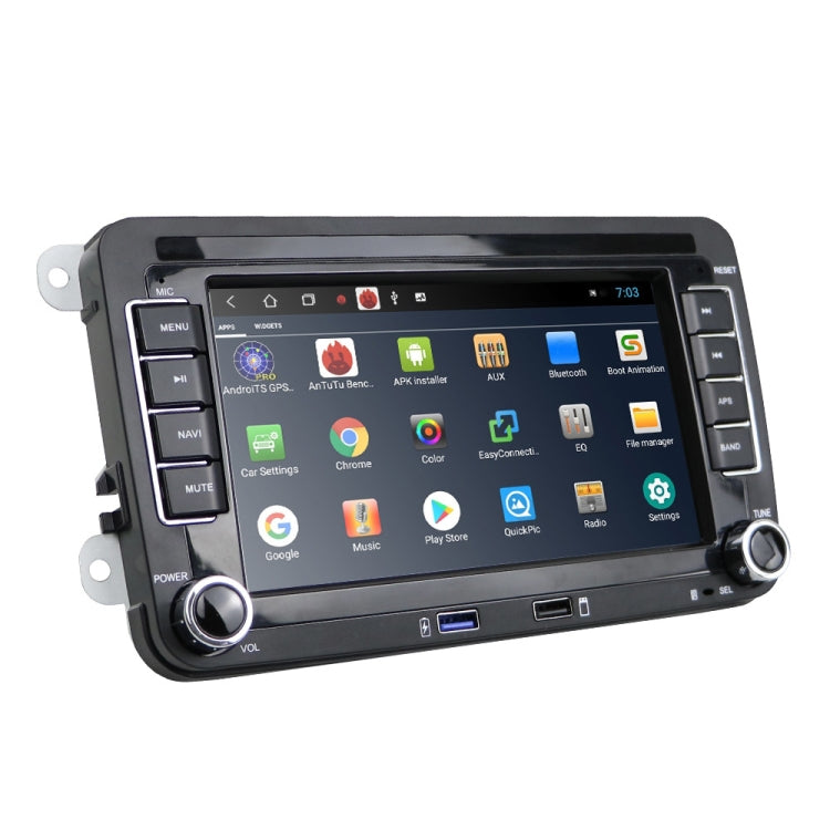 For Volkswagen Q3300KT 7-inch 1+16G Car Multimedia Player Navigation Bluetooth Reversing Integrated Machine Android 10.0