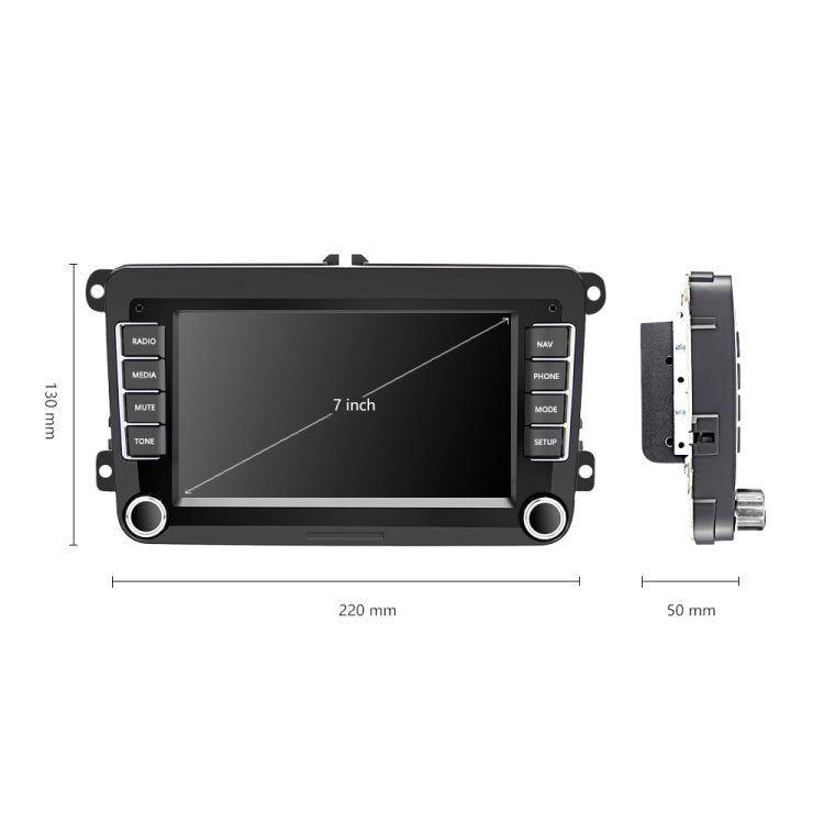 A3040 For Volkswagen 7-inch 2+32G Android Car Navigation Central Control Large Screen Player With Wireless CarPlay